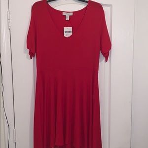 Red Knit Dress